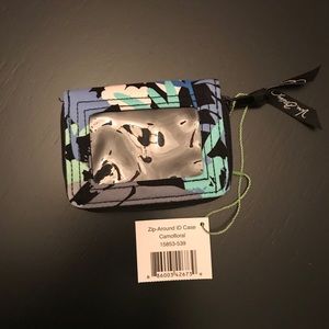 Vera Bradley floral zip wallet
